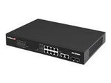 EDIMAX 12 Port Gigabit PoE Switch 2 RJ45/2 SFP combo ports