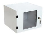 ASM CL-10 04U Wallmount cabinet 10 4U 315x232x300 doors glass RAL7035