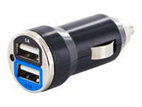 WHITENERGY 07859-OEM Whitenergy Car Charger 12-24V with 2xUSB port 1000 + 2100mA