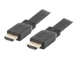 LANBERG CA-HDMI-21CU-0050-BK cable HDMI M/M V2.0 5M Black Flat