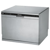 Candy Dishwasher CDCP 8S Free standing, Width 55 cm, Number of place settings 8, Number of programs 6, Energy efficiency class F, Silver