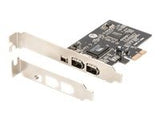 DIGITUS IEEE 1394a Interface Card PCIexpress 3 Port 1x int. 2x ext. Ports