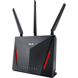 Wireless Router|ASUS|Wireless Router|2900 Mbps|IEEE 802.11ac|USB 2.0|USB 3.0|1 WAN|4x10/100/1000M|Number of antennas 4|RT-AC86U
