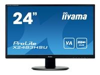 IIYAMA X2483HSU-B5 24inch VA-panel 1920x1080 250cd/m2 4ms HDMI DP USB-HUB Speakers