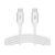 Belkin USB-C cable Male 24 pin USB-C Male 24 pin USB-C White 2 m