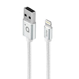Acme Cable CB2031S 1 m, Silver, Lightning, USB A