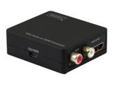 DIGITUS Video Converter VGA/Audio to HDMI Video resolutions up to 1920x1080 pixel FullHD small housing black