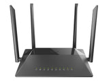 D-Link Router  DIR-825/RU/R 802.11ac, 300+867 Mbit/s, 10/100/1000 Mbit/s, Ethernet LAN (RJ-45) ports 4, 3G/4G via optional USB adapter, Antenna type 4xExternal 5dB, 1xUSB 2.0