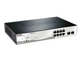 D-LINK 10-Port Layer2 PoE Smart Managed Gigabit Switch dlink green 3.0 8x 10/100/1000Mbit/s TP RJ-45 PoE Port 802.3af/at