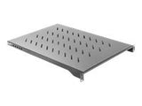 LANBERG AK-1010-B fixed shelf 19 1U/483x750mm max load capacity up to 15kg black