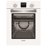 Simfer Oven 4207BERBB 47 L, White, Easy to clean, Pop-up knobs, Width 45 cm, Built in