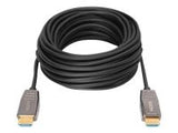 ASSMANN HDMI AOC Hybrid-fiber connection cable Type A M/M 10m UHD 8K60Hz CE gold bl