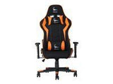 GEMBIRD Gaming chair SCORPION black mesh orange skin