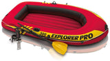 Intex Explorer Pro 300 Set Inflatable Boat With Oars and Pump Red/Yellow
