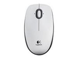 LOGITECH B100 optical Mouse white USB for Business
