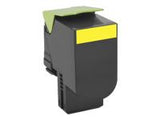 Lexmark 80C2HY0 Cartridge, Yellow, 3000 pages