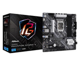ASROCK Z690M Phantom Gaming 4 LGA1700 DDR4 4xSATA3 1 Hyper M.2 PCIe Gen4 x4 1 Hyper M.2 PCIe Gen4 x4 SATA3