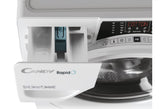 Candy Washing Machine | RO 16106DWME/1-S | Energy efficiency class A | Front loading | Washing capacity 10 kg | 1600 RPM | Depth 58 cm | Width 60 cm | Display | TFT | Steam function | Wi-Fi | White