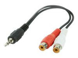 CABLE AUDIO 3.5MM TO 2RCA/SOCKET CCA-406 GEMBIRD