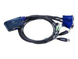 ATEN CS62U-A7 ATEN CS62U 2-Port USB KVM Switch, Speaker Support, 1.8m cables