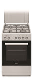 Simfer Cooker 5405SERGG Hob type Gas, Oven type Electric, Inox, Width 50 cm, Electronic ignition, 43 L, Depth 60 cm