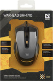 DEFENDER Wired gaming mouse Warhead GM-1710 optic 6 buttons 1200-3200dpi