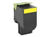 LEXMARK 802SY toner cartridge yellow standard capacity 2.000 pages 1-pack return program