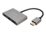 DIGITUS 4K DP - 2x DP + HDMI MST Video Splitter/Hub