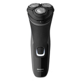 Philips Electric Shaver S1231/41 Series 1000 Operating time (max) 40 min, Wet & Dry, NiMH, Grey/Black