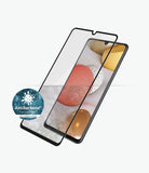 PanzerGlass Samsung, Galaxy A42 5G, Antibacterial glass, Black, Antifingerprint screen protector, Case Friendly, Compatible with the in-screen fingerprint reader