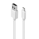 Acme Cable CB1012W 2 m, White, Micro USB, USB A