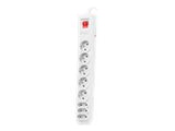 NATEC NSP-0804 Surge protector 8 sockets IEC CONNECTOR 5m grey