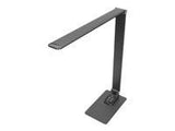 DIGITUS Aluminum Foldable LED Desk Lamp 12W 450lm 1x USB black