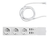 EDIMAX SP-1123WT Smart Wi-Fi Power Strip 3 EU type AC outputs + 4 USB outputs