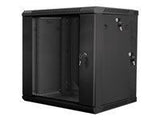 LANBERG WF02-6612-10B wall-mounted double section rack 19inch flat pack 12U/600x600mm black