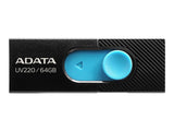 ADATA | USB Flash Drive | UV220 | 64 GB | USB 2.0 | Black/Blue
