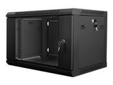 LANBERG WF01-6406-10B wall-mounted rack 19inch demounted flat pack 6U/600x450mm black