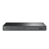 TP-LINK JetStream 8 prievadų 2.5GBase-T ir 2 prievadų 10GE SFP+ L2+ valdomas komutatorius su 8 prievadų PoE+ palaikymu