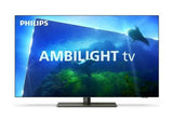 TV Set|PHILIPS|65"|OLED/Smart|3840x2160|Wireless LAN|Bluetooth|Google TV|Metallic|65OLED818/12