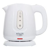 Adler Kettle AD 1373 Electric 850 W 1 L Polypropylene 360 rotational base White
