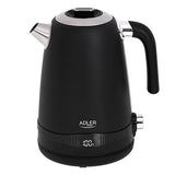 Adler Kettle AD 1295b Electric, 2200 W, 1.7 L, Stainless steel, 360Â° rotational base, Black
