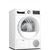 Bosch Dryer Machine WQG242AMSN Series 6 Energy efficiency class A++, Front loading, 9 kg, Sensitive dry, LED, Depth 61.3 cm, Steam function, White