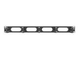 LANBERG 19inch cable management AK-1205-B panel 5 rings type B 1U black