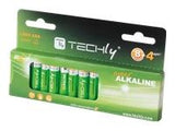 TECHLY 307018 Techly Alkaline batteries 1.5V AAA LR03 12 pcs