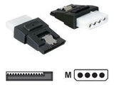 DELOCK Adapter Power SATA HDD Clip > 4pin/female