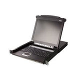 Aten CL5708M 8-Port PS/2-USB VGA 17" LCD KVM Switch with Daisy-Chain Port and USB Peripheral Support