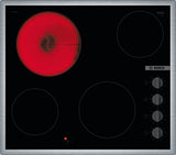 Bosch Hob PKE645CA2E Electric, Number of burners/cooking zones 4, Mechanical, Black