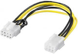 Goobay 93635 Power cable/adapter for PC graphics card; PCI-E/PCI�Express; 6-pin to 8-pin, 0.2m