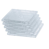 HAMA CD Box 5 units transparent jewel single