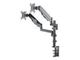 MANHATTAN Universal Gas Spring Dual Monitor Mount two Gas-Spring Jointed Arms Supports two 17-32i TVs or Monitors up to 8kg 17.64lbs